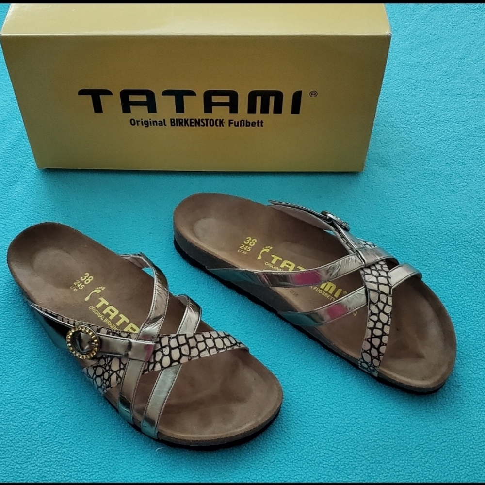 NEW Tatami "TREADY" by Birkenstock slip on sandals.   NWT - Picture 5 of 6